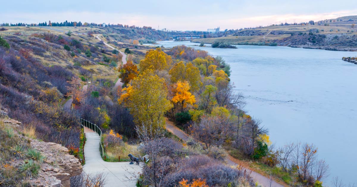 Great Falls, MT Photo of Great Falls river and recreation area